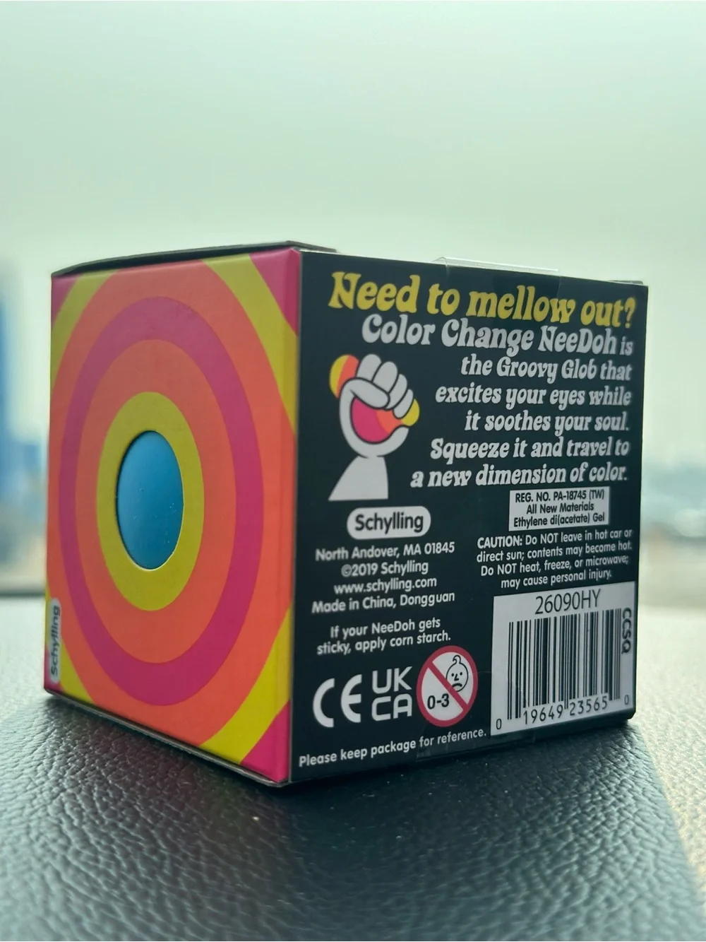 Schylling Color NeeDoh Color-Change Sensory Toy - blue